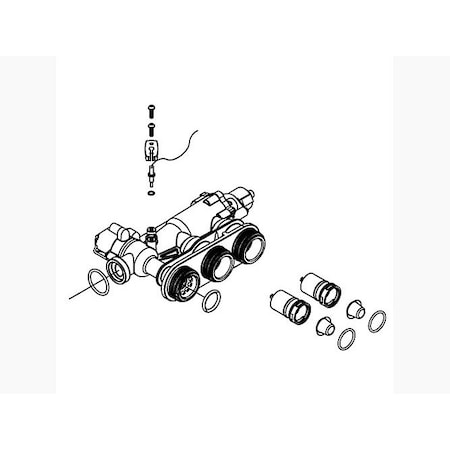 Kohler Kit, Outlet 3 Assembly 1203930